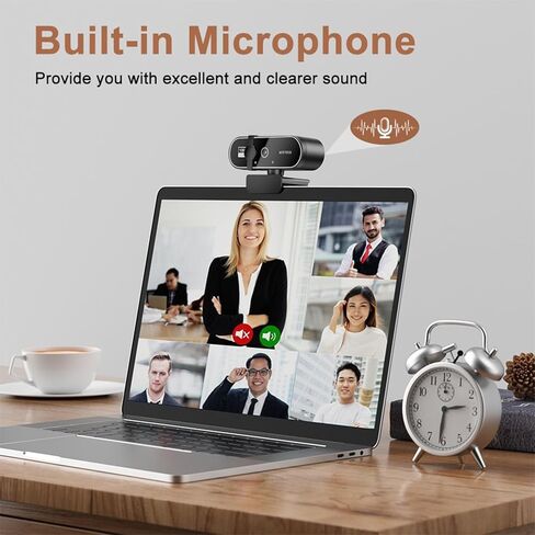 2K Full HD Webcam with Microphone, Webcam for PC, Japan Fujifilm SX Series 32x Optical Zoom Compact Telephoto Tech, Plug and Play USB Web cam in Saudi Arabia