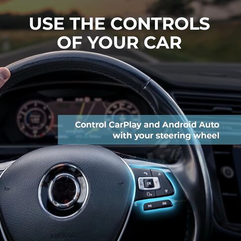 محول CarPlay N اللاسلكي لسيارات CarPlay السلكية في المصنع - تحويل Apple CarPlay السلكي إلى اتصال لاسلكي، اتصال سريع ومستقر بسرعة 5 جيجا هرتز، توصيل وتشغيل دونجل USB، إعادة الاتصال التلقائي، صوت وملاحة سلسة in Saudi Arabia