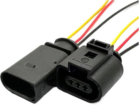 WEN ST 3 Pin Auto Reversing Radar 1.5mm Connector Car Fuel Tank Oil Level Socket 1J0973703 1J0973803(Male plugs,20 Sets) in Saudi Arabia