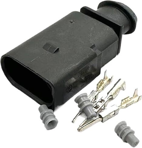 WEN ST 3 Pin Auto Reversing Radar 1.5mm Connector Car Fuel Tank Oil Level Socket 1J0973703 1J0973803(Male plugs,20 Sets) in Saudi Arabia