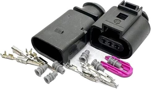 WEN ST 3 Pin Auto Reversing Radar 1.5mm Connector Car Fuel Tank Oil Level Socket 1J0973703 1J0973803(Male plugs,20 Sets) in Saudi Arabia