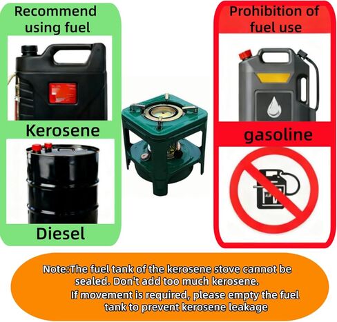 Fogon de petróleo para cuba,kerosene heater，portable kerosene stove 8-wicks, Camping Stove is used for backpacking hiking, picnicking, and adventure，Survival Heating Cooking Small Kerosene Heater in Saudi Arabia
