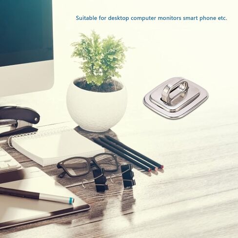 Computer Security Anchor Base, zinc Alloy Anti Theft Fixed Plate for Laptop Tablet Monitor Phone Desk mounting with Screws and Tape in Saudi Arabia