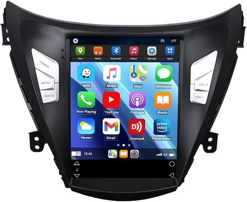 【4G+64G】 Double Din Android 14 Car Stereo Radio for Hyundai Elantra 2011 2012 2013 with Wireless Carplay Android Auto 9.7" Touchscreen Head Unit Replacement w/Bluetooth/GPS/SWC/WiFi/FM/RDS/32EQ,Camera in Saudi Arabia