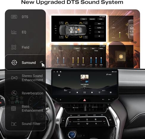 راديو سيارة 8+256 جيجابايت Android 13 لسيارة Toyota Venza 2019-2022، شاشة لمس QLED 12.3 بوصة 1920×720P QLED، CarPlay لاسلكي/Android Auto، 8 النواة، بلوتوث 5.0، 5G WiFi/4G LTE in Saudi Arabia
