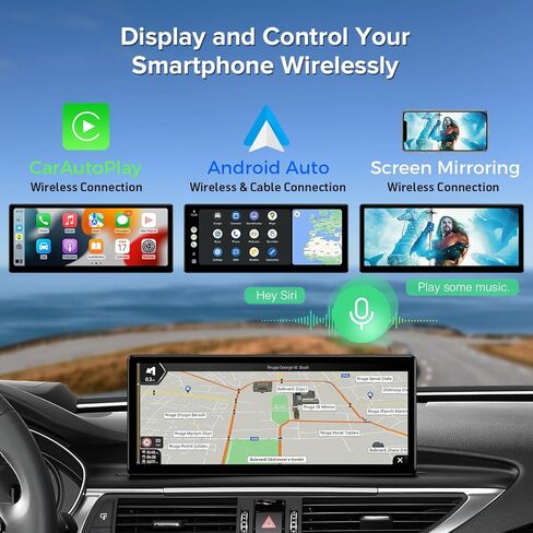 XTRONS 12.3 بوصة Android 13 ستيريو سيارة لأودي A6 A7 RS6 RS7 S6 S7 Typ C7 (2016-2018) نظام MIB، شاشة لمس IPS 4+64 جيجابايت راديو سيارة عالمي 4G نظام تحديد المواقع العالمي يدعم CarPlay Android Auto in Saudi Arabia