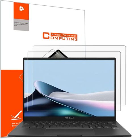 YINOVEEN 2 Pack Anti Glare Screen Protector for ASUS Vivobook 14&14X/ZenBook 14/TUF 14/ExpertBook 14/Chromebook Flip 14'' 16:10 Laptop,5H,Anti-Scratch,Reduce Eyes Strain in Saudi Arabia
