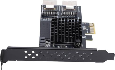 محول PCIe إلى Serial ATA، بطاقة توسيع 2 منفذ SFF8087 إلى 9 منافذ مع شريحة RTL9101 لخادم سطح المكتب NAS، يدعم 3.0 بسرعة 6 جيجابت في الثانية in Kuwait