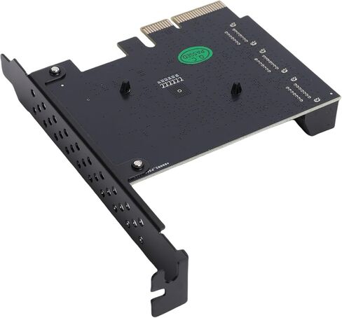 بطاقة تحكم PCIe 4X إلى 6 منافذ 3.0، محول SSD HDD بسرعة 6 جيجابت في الثانية مع شريحة RTL9100، لأنظمة 10 11 in Saudi Arabia