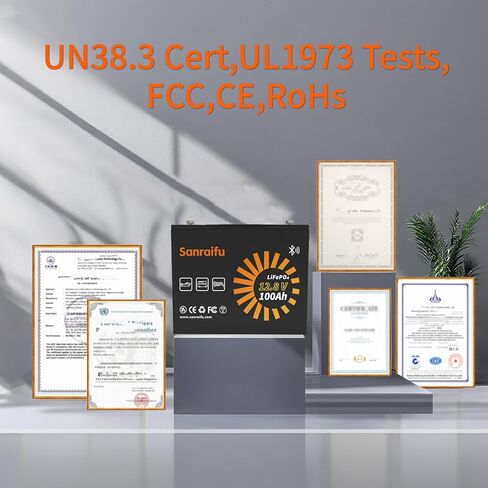 بطارية LiFePO4 بتقنية البلوتوث وشاشة LCD بقوة 12 فولت 100 أمبير في الساعة، عبوتين، مجموعة BCI 24، بطارية ليثيوم ذات دورة عميقة 15000+، 100 أمبير BMS وقطع منخفض الحرارة لمحرك RV/التصيد/البحرية/الطاقة الشمسية خارج الشبكة in Kuwait