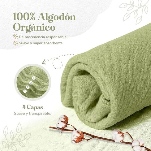Mikito Organic Cotton Baby Muslin Lovey Bunny - معتمد من Oeko-TEX & GOTS - بطانية أمان وأحباب مثالية للأطفال - هدية طفل جديد للجنسين لراحة مطلقة وأحلام هادئة in Kuwait
