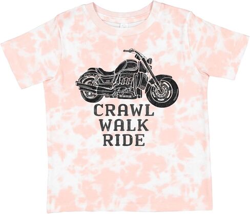 inktastic Crawl Walk Ride Motorcycle Toddler T-Shirt in Saudi Arabia