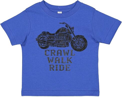 inktastic Crawl Walk Ride Motorcycle Toddler T-Shirt in Saudi Arabia