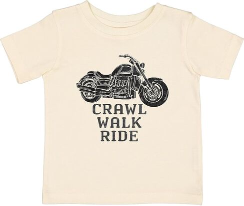 inktastic Crawl Walk Ride Motorcycle Toddler T-Shirt in Saudi Arabia