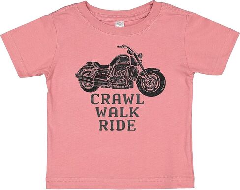 inktastic Crawl Walk Ride Motorcycle Toddler T-Shirt in Saudi Arabia