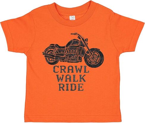 inktastic Crawl Walk Ride Motorcycle Toddler T-Shirt in Saudi Arabia