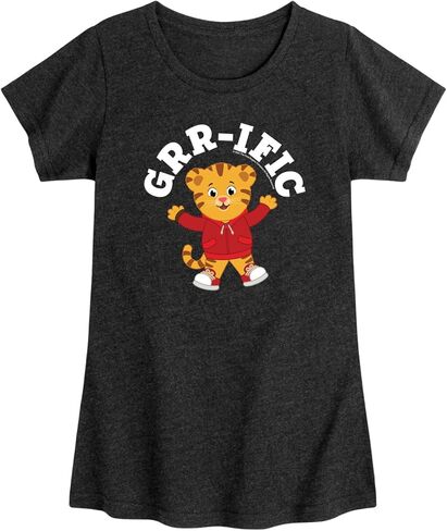 تي شيرت Daniel Tiger's Neighborhood - GRR-ific Daniel - تي شيرت بأكمام قصيرة ملائم للفتيات الصغيرات in Saudi Arabia