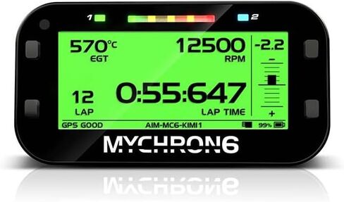 AiM MyChron6 مع مستشعرات GPS H2O GoKart WiFi 4Gb للحصول على البيانات مؤقت الدورة in Saudi Arabia