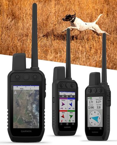 جهاز تحديد المواقع المحمول Garmin Alpha 200 Plus لتتبع وتدريب الكلاب، شاشة لمس 3.5 بوصة، تتبع وتدريب ما يصل إلى 20 كلبًا من 9 أميال، خرائط TopoActive محملة مسبقًا، 18 مستوى تدريب مع حزمة Wearable4U PowerBank in Saudi Arabia
