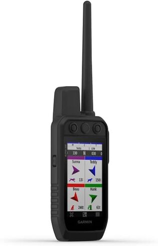 جهاز تحديد المواقع المحمول Garmin Alpha 200 Plus لتتبع وتدريب الكلاب، شاشة لمس 3.5 بوصة، تتبع وتدريب ما يصل إلى 20 كلبًا من 9 أميال، خرائط TopoActive محملة مسبقًا، 18 مستوى تدريب مع حزمة Wearable4U PowerBank in Saudi Arabia