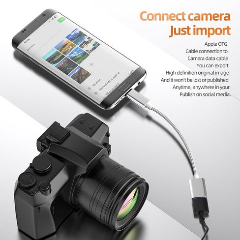 Micro USB to USB A Adapter OTG Cable (2 Pack) Android Connector Extender Computer Microusb Socket Phone Data Converter Compatible for Samsung S7 Flash Drive Cord Extension Keyboard Port Memory Stick in Saudi Arabia