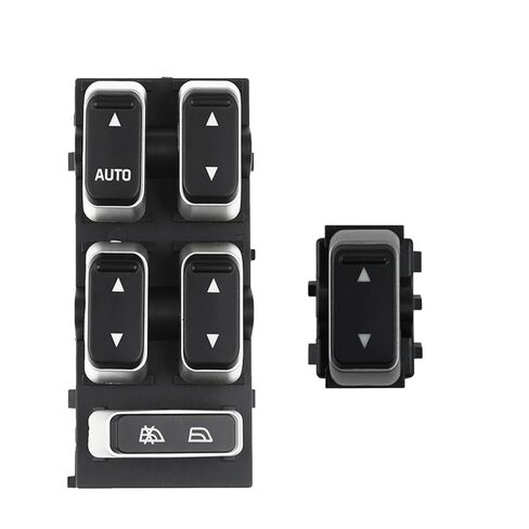 3W1Z14529AA 5W1Z14529BA مفتاح نافذة السيارة الرئيسي 5W1Z-14529-BA متوافق مع لينكولن تاون 2003-2009 4W1Z-14529-AA 901326 (مفتاح) in Kuwait