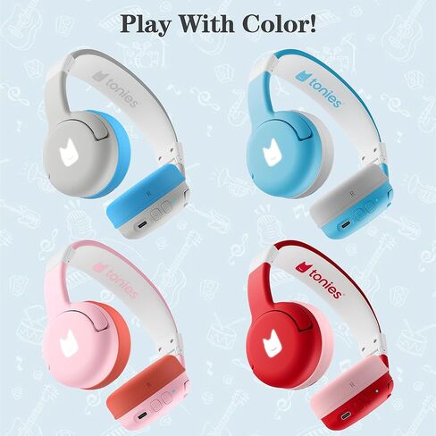 Earpads Sweat Cover for Tonies Toniebox 2, Washable Ear Pads Silicone Case Cover for Toniebox 2 Bluetooth Headphones Accessories Protective Pads Cover (Pink) in Saudi Arabia