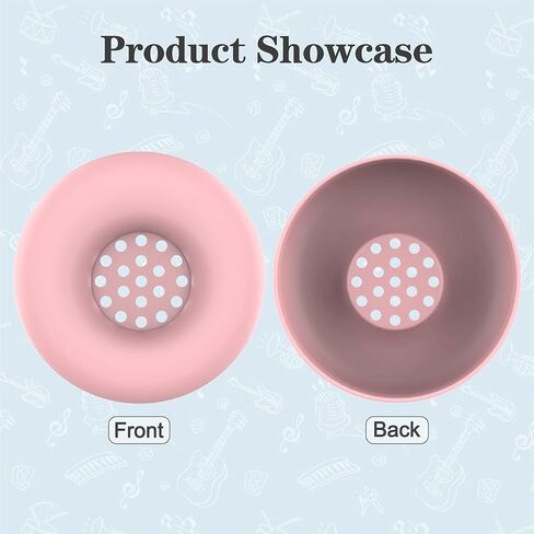 Earpads Sweat Cover for Tonies Toniebox 2, Washable Ear Pads Silicone Case Cover for Toniebox 2 Bluetooth Headphones Accessories Protective Pads Cover (Pink) in Saudi Arabia