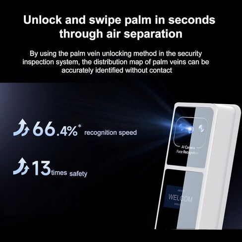 2.4Ghz WiFi Smart Keyless Entry Door Lock, Handle Water Proof Aluminum Biometric Door Lock TY App for 40-120mm Thickness Office Home Bedroom (Silver) in Saudi Arabia