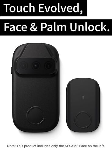 وجه سمسم، قفل ذكي، التعرف البيومتري على الوجه وراحة اليد، بصمة الإصبع، بطاقة NFC، قفل باب دخول بدون مفتاح بلوتوث للباب الأمامي، المنزل، Airbnb، تأجير العطلات in Kuwait