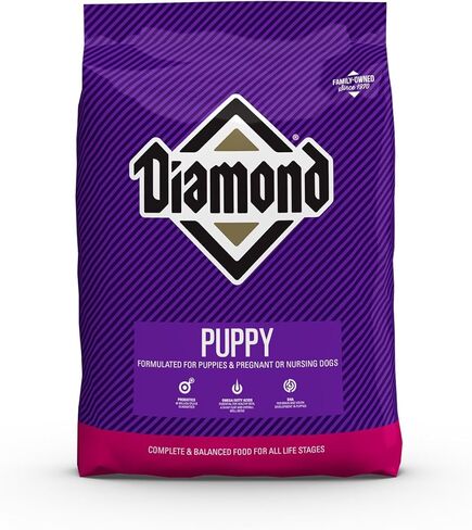 Diamond Premium Puppy عبارة عن بروتين غذائي للكلاب الجاف الكامل والمتوازن ، والبروبيوتيك ، والدهون الصحية التي توفر قيمة غذائية عالية في الجراء المتنامية 8 رطل (118_8_dpp) in Saudi Arabia