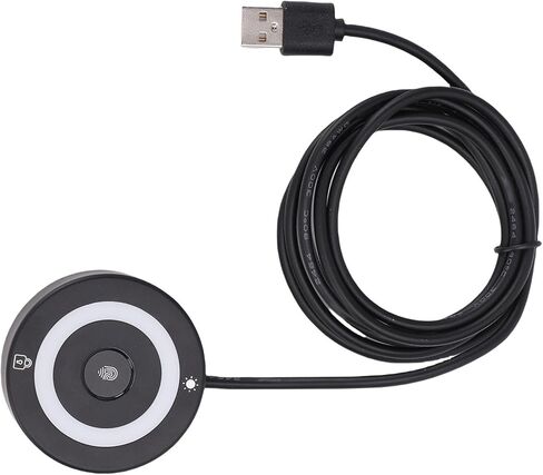 قارئ بصمات الأصابع USB للكمبيوتر الشخصي 10 11، ماسح بصمات الأصابع PC Hello Dongle 360 ​​درجة لمس سريع مطابقة بدون كلمة مرور، ماسح ضوئي لمفتاح المرور البيومتري لأجهزة الكمبيوتر المحمول in Saudi Arabia
