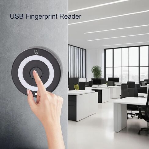قارئ بصمات الأصابع USB للكمبيوتر الشخصي 10 11، ماسح بصمات الأصابع PC Hello Dongle 360 ​​درجة لمس سريع مطابقة بدون كلمة مرور، ماسح ضوئي لمفتاح المرور البيومتري لأجهزة الكمبيوتر المحمول in Saudi Arabia