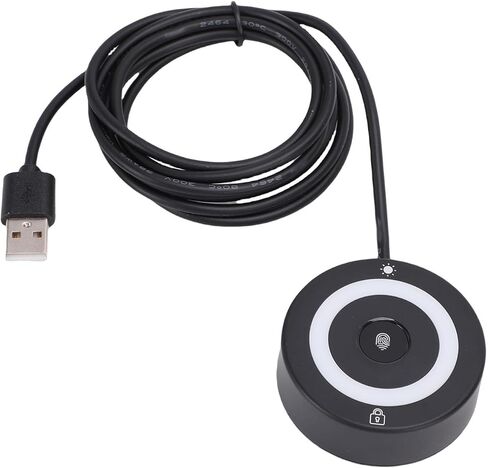 قارئ بصمات الأصابع USB للكمبيوتر الشخصي 10 11، ماسح بصمات الأصابع PC Hello Dongle 360 ​​درجة لمس سريع مطابقة بدون كلمة مرور، ماسح ضوئي لمفتاح المرور البيومتري لأجهزة الكمبيوتر المحمول in Saudi Arabia