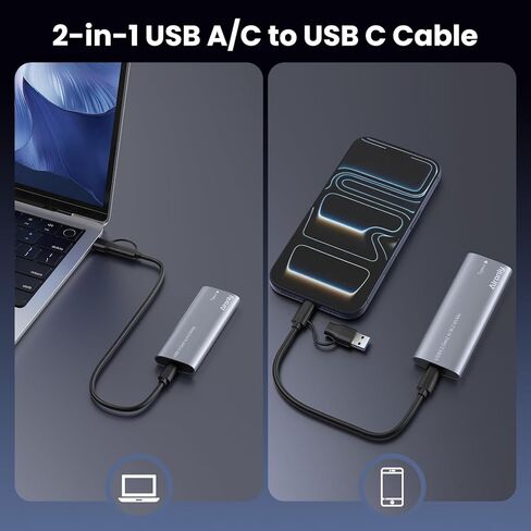 حاوية M.2 NVMe، محول USB 3.2 Gen 2 بسرعة 10 جيجابت في الثانية، حافظة خارجية خالية من الأدوات لمحركات أقراص PCIe SSD 2230/2242/2260/2280 (مفتاح M&B+M) مع دعم UASP، تتضمن كابل USB C إلى C وA in Kuwait