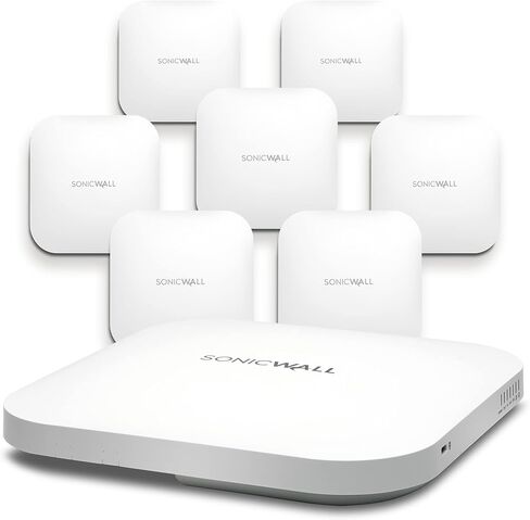 Sonicwall SONICWAVE 641 (الولايات المتحدة فقط) نقطة وصول لاسلكية 8 حزم ترقية آمنة بالإضافة إلى إدارة واي فاي سحابية آمنة ودعم 3 سنوات (بدون POE) in Saudi Arabia