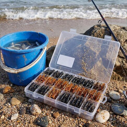 100 Pcs Soft Plastic Stonefly Scented Crappie Fishing Soft Plastic Stonefly Bass Crawfish Lures Crappie Worms Lure Bait Fishing Equipment Set in Saudi Arabia