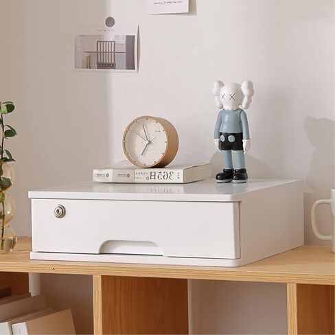 خزانة ملفات سطح المكتب - مع تخزين خزانة ملفات مسطح ، خزانة درج سطح المكتب الخشبية الصلبة ، خزانة تخزين سطح المكتب/خزانة بيانات ، صندوق تخزين سطح المكتب مع أدراج (أ ، 4 درج) in Kuwait