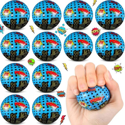 Soulchen 12 PCS Spider Party Fords كرات التوتر ، والهدايا الحسية ألعاب الأطفال لوازم حفلات عيد ميلاد الأطفال ، وموظفي حقيبة Goodie. in Saudi Arabia