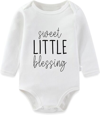 سالوبيت للأطفال بأكمام طويلة من Sweet Little Blessing، ملابس أطفال مسيحية للرضع للفتيات والأولاد من عمر 0 ​​إلى 24 شهرًا in Saudi Arabia