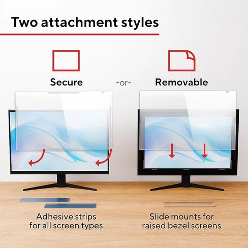 فلتر ضوء أزرق من STAPLES TECH لشاشة عريضة مقاس 24 بوصة، نسبة عرض إلى ارتفاع 16:10، عرض 20.39 بوصة × ارتفاع 12.74 بوصة، مضاد للوهج، حماية من الأشعة فوق البنفسجية، متوافق مع شاشة اللمس، لمسة نهائية غير لامعة in Kuwait