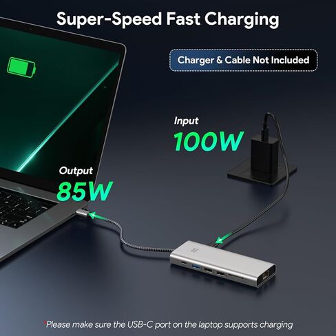 USB C Docking Station Dual Monitor Adapter,Minthouz Displayport Docking Station with Dual 8K DP,USB Hub 4K HDMI,100W PD in,10Gbps USB A/C,2.5G Ethernet Port for for Windows & Mac in Saudi Arabia