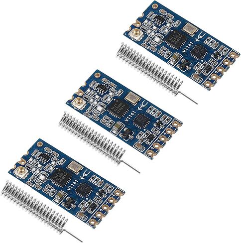 3pcs HC-12 433Mhz SI4463/SI4438 Wireless Serial Port Module 1000M Replace Bluetooth with Antenna in Saudi Arabia