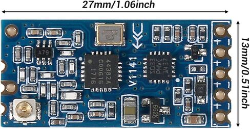 3pcs HC-12 433Mhz SI4463/SI4438 Wireless Serial Port Module 1000M Replace Bluetooth with Antenna in Saudi Arabia