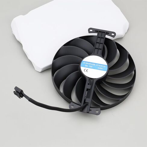 مروحة بطاقة رسومات 95 مم 12 فولت 6 سنون متوافقة مع ASUS RTX 3050 متوافقة مع 3060 Phoenix ITX in Kuwait