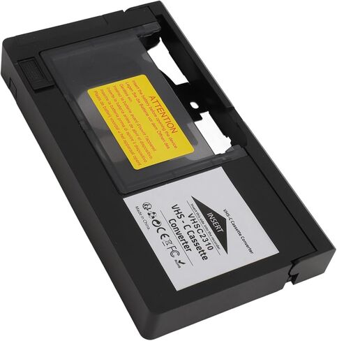 VHS C Cassette Adapter, Camcorders Cassette Converter for S VHS C S VHS Tapes, for CP6BKU, C P6U, PV P1, VCA115 and , Not Compatible with 8mm, MiniDV, Hi8 in Saudi Arabia