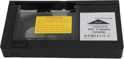VHS C Cassette Adapter, Camcorders Cassette Converter for S VHS C S VHS Tapes, for CP6BKU, C P6U, PV P1, VCA115 and , Not Compatible with 8mm, MiniDV, Hi8 in Saudi Arabia