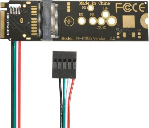 محول CY اللاسلكي NGFF A/E-Key WiFi بطاقة إلى M.2 NGFF Key-M NVME SSD محول لـ AX200 WiFi 6 بلوتوث 5.1 in Saudi Arabia