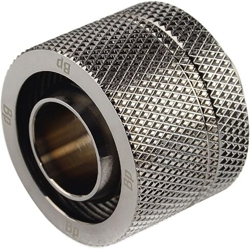 Bitspower G 1/4 Inch Thread Inside Diameter 1/2 Inch OD for 5/8 Inch Tube CC 4 V 2 Compression Fitting Sparkle Black in Saudi Arabia