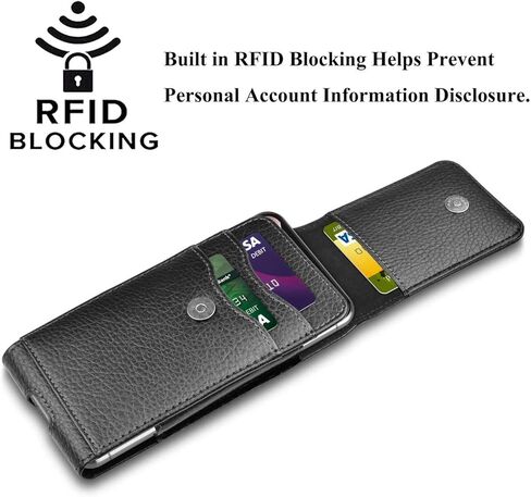 حافظة Njjex للهاتف الخلوي لهاتف Samsung Galaxy S25 Ultra S24 S23 S22 S21 S20 FE A17 A16 A15 A14 A35 A36 5G A12 A13 A32 A71 Note 20 Ultra iPhone 17 PU حافظة جلدية بمشبك حزام حامل الحقيبة حقيبة حمل in Saudi Arabia